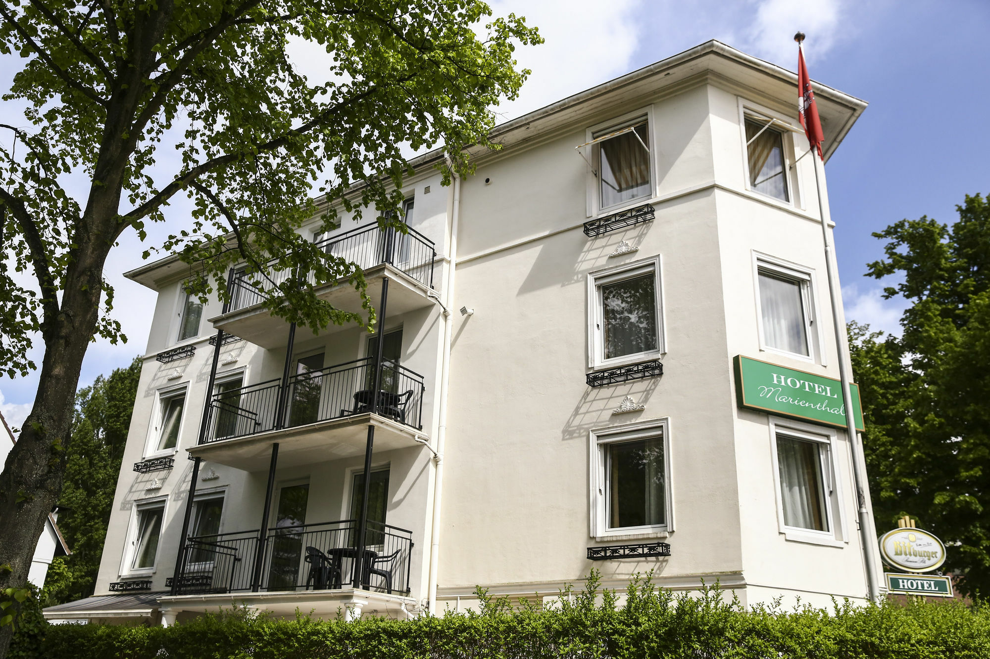 Hotel Marienthal Garni Amburgo Esterno foto